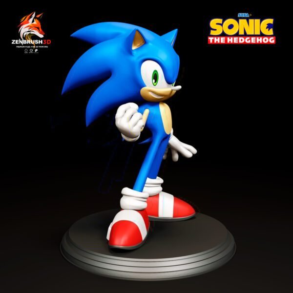 Sonic the Hedgehog STL 3D PRINTING - Imagen 2